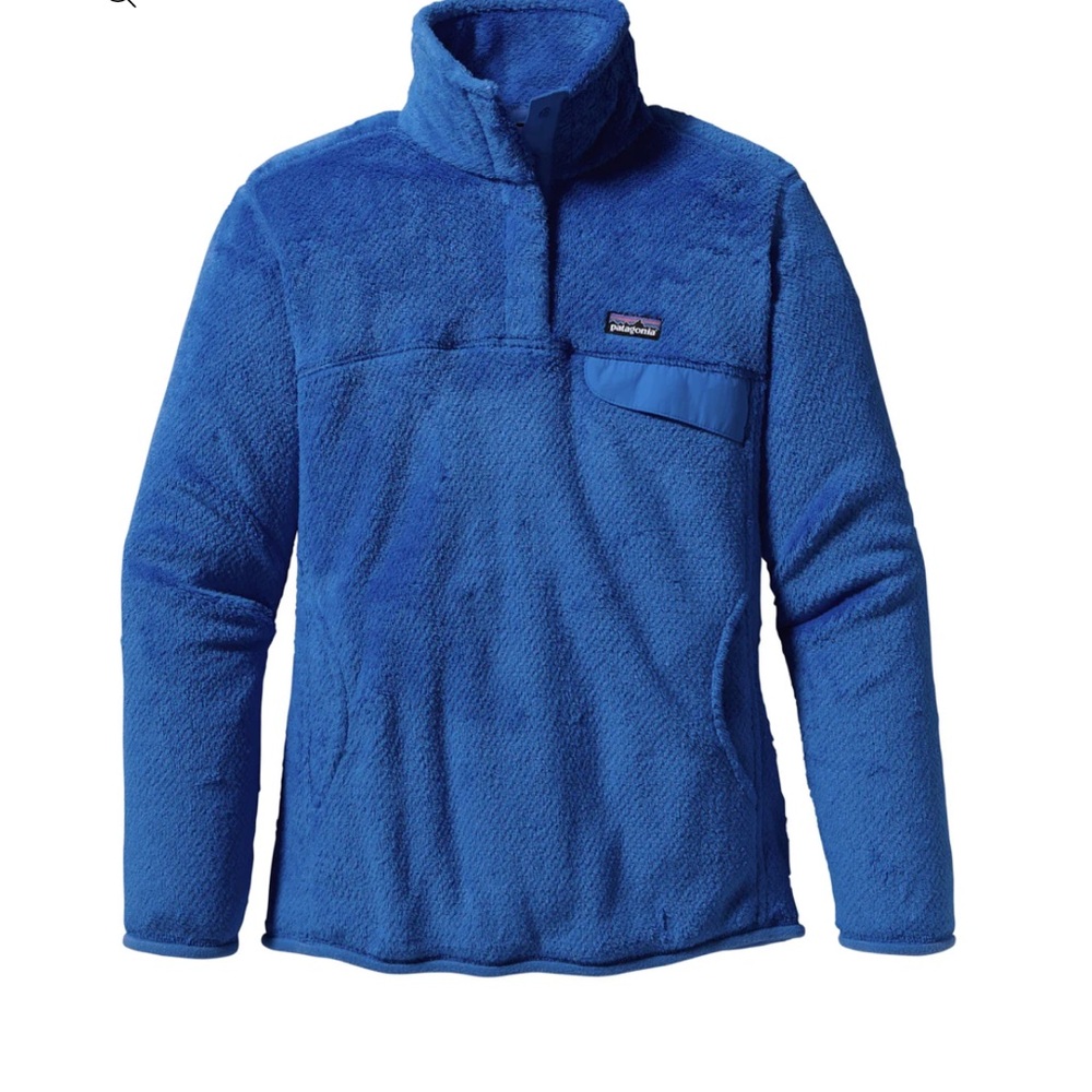 Patagonia Men's Zip-Up Blue Sweater